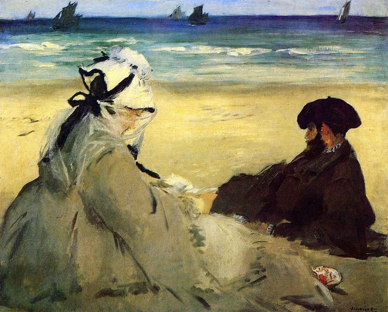 Edouard Manet On The Beach
